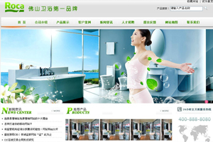 卫浴淋浴房家具家居用品营销型企业网站模板八十八